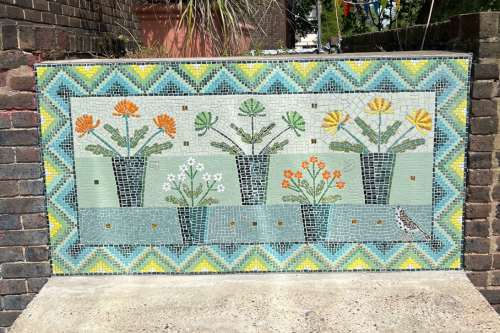 Unveiling the River Place Mosaic Bench Project